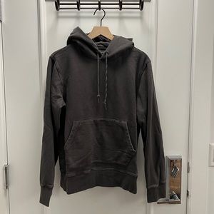 Madewell Men’s Dark Grey Hoodie Medium
